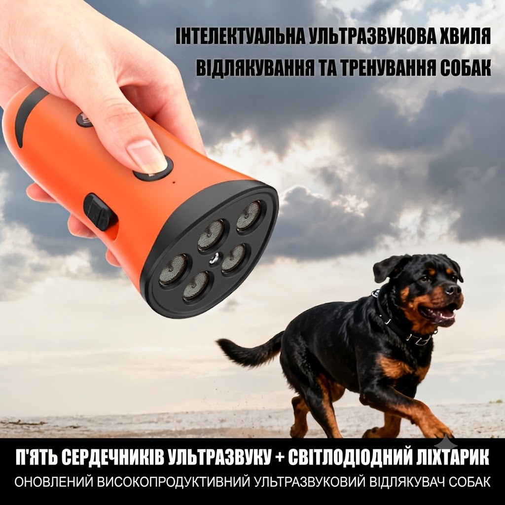 Ультразвуковой отпугиватель собак CW001