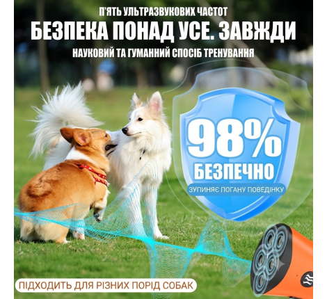 Ультразвуковой отпугиватель собак CW001
