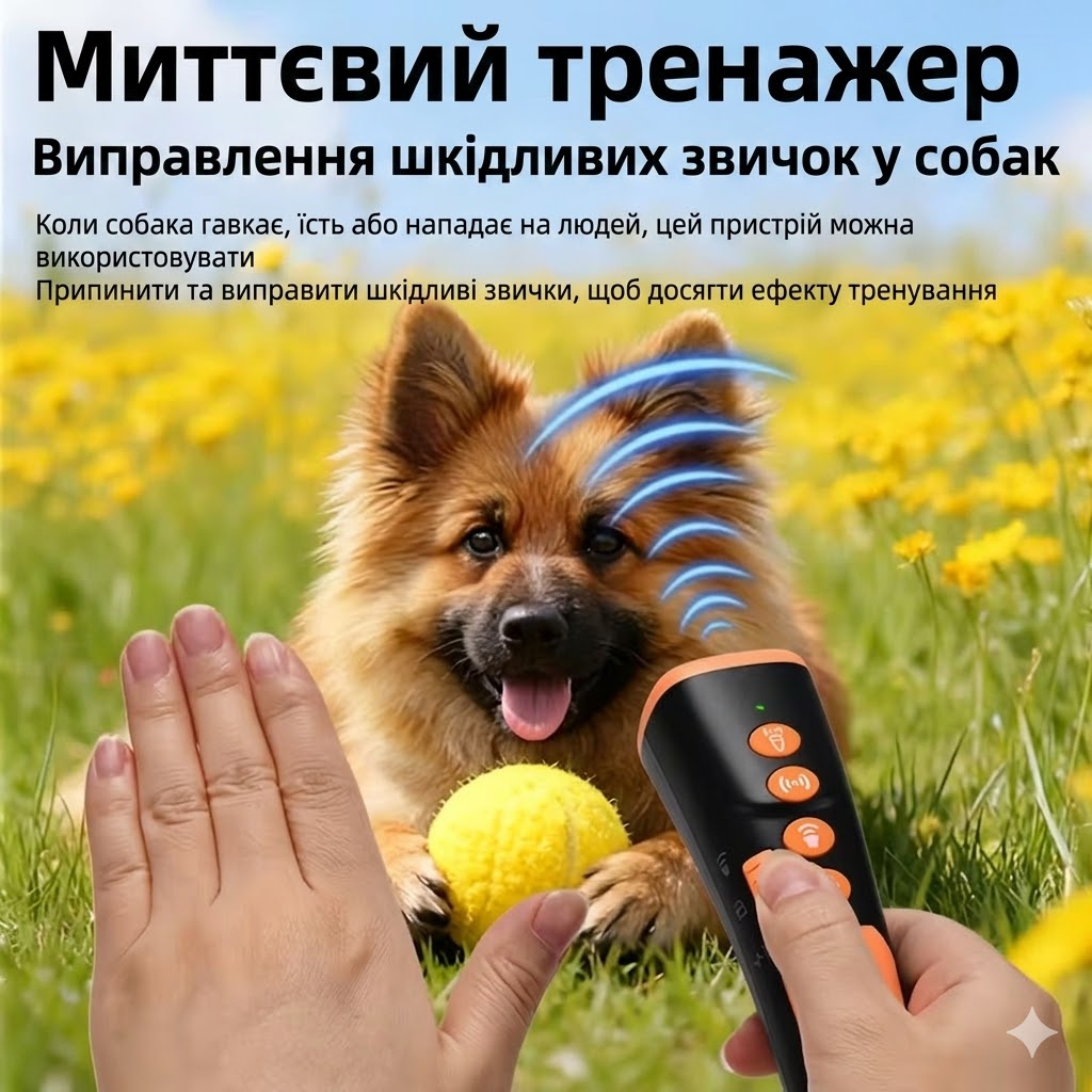 Ультразвуковой отпугиватель собак D02