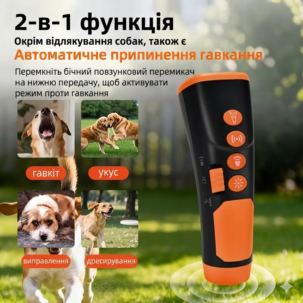 Ультразвуковой отпугиватель собак D02