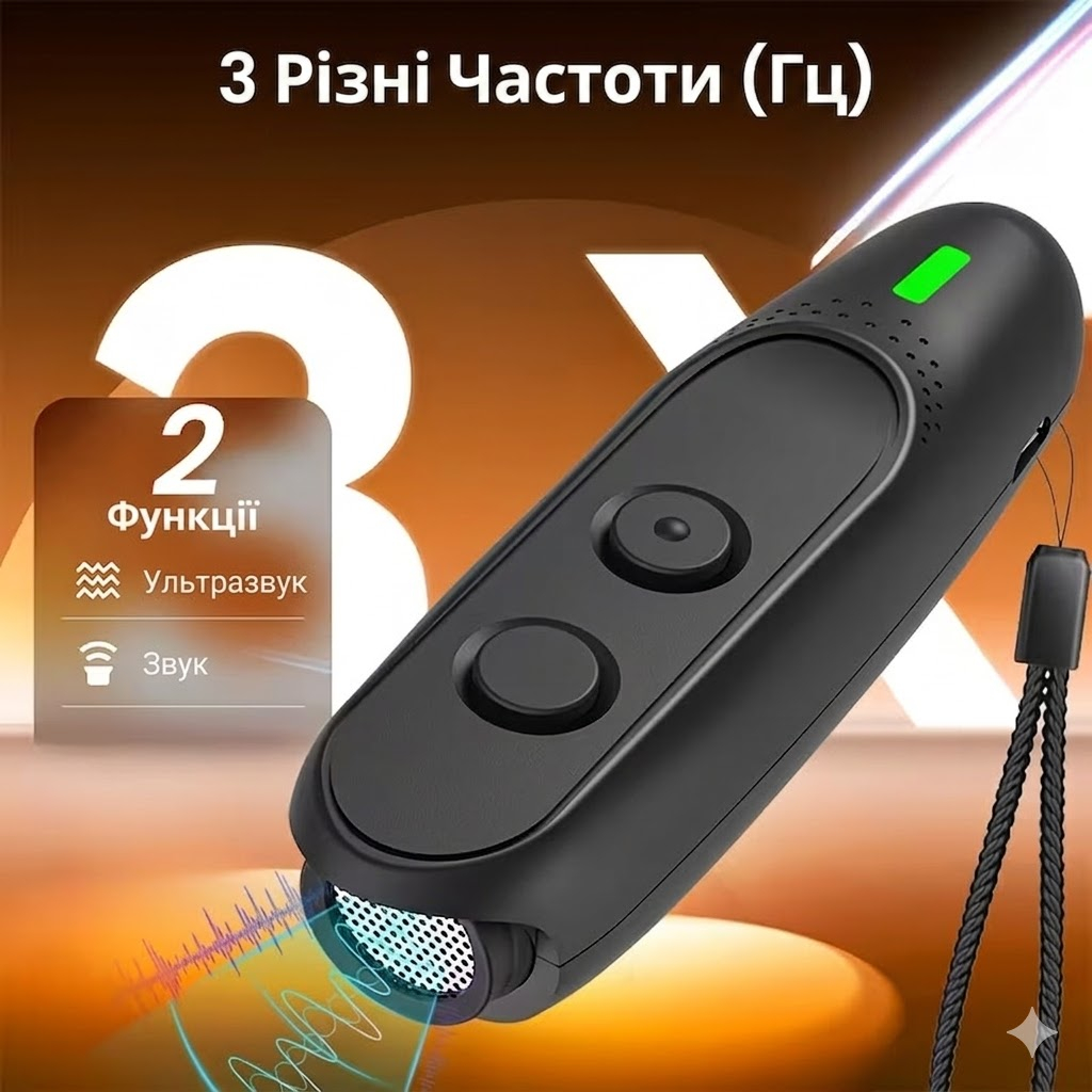 Ультразвуковой отпугиватель собак PU-30