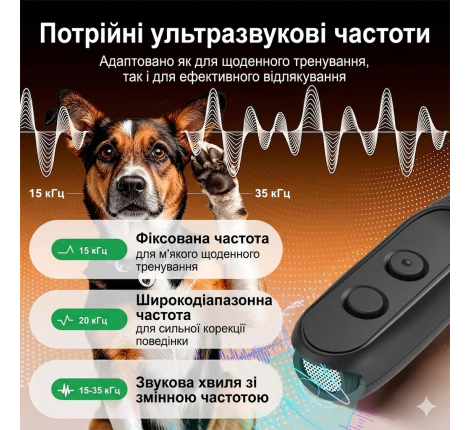 Ультразвуковой отпугиватель собак PU-30