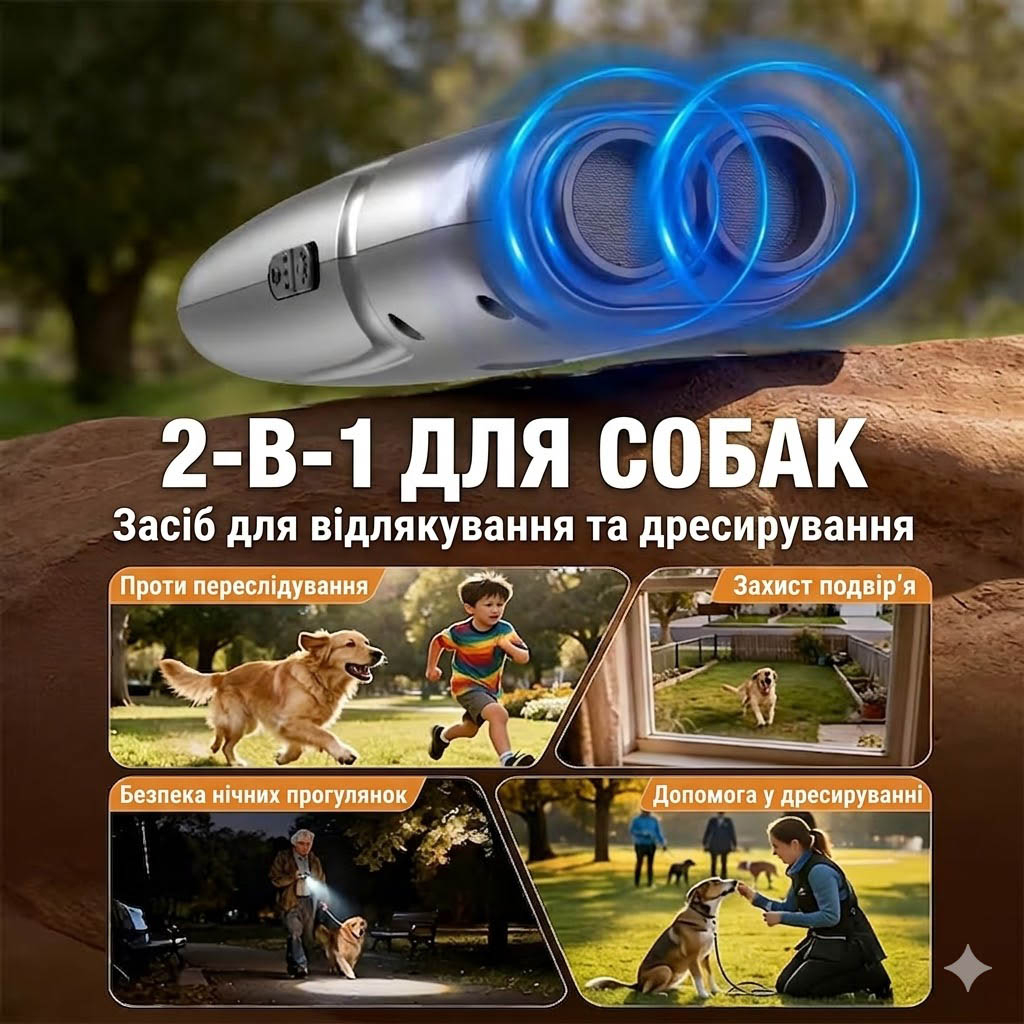Ультразвуковой отпугиватель собак PU-31